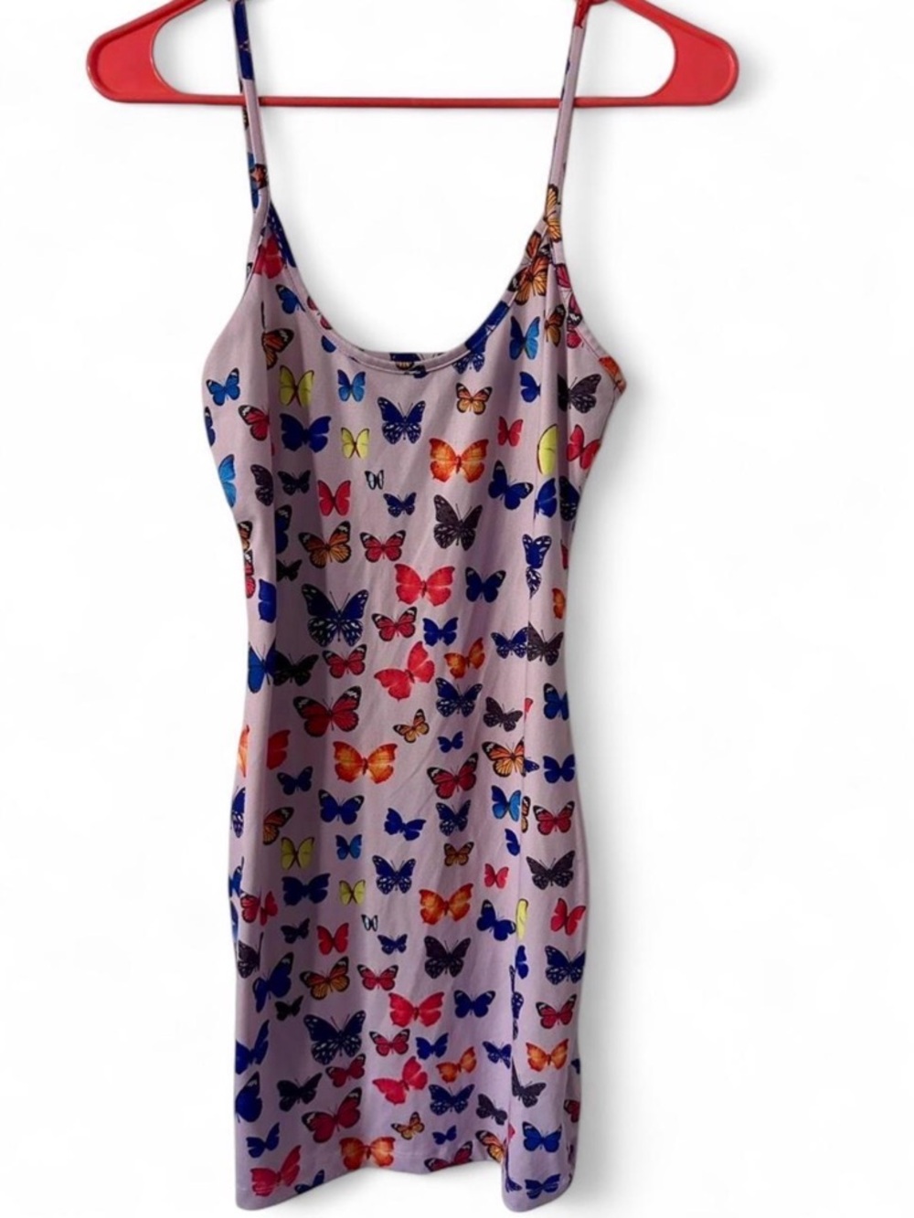 SHEIN Multicolor Butterfly Print Dress